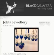 Blog post about Jolita Jewellery Voodoo collection where main component is skull