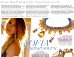 Sophia Shershunovich picks Jolita Jewellery statement necklace