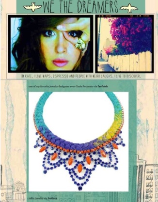 Katevoegle blog - Malaga necklace by Jolita Jewellery