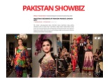 Fashion Parade event for Save The Children Charity, featured in Pakistan Showbiz. Jolita Jewellery pieces showcased with Nomi Ansari designs on the catwalk.
