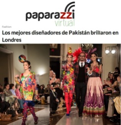 Fashion Parade event for Save The Children Charity, featured in Paparazzi. Jolita Jewellery pieces showcased with Nomi Ansari designs on the catwalk.