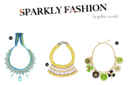 Sparkly fashion - Capri necklace