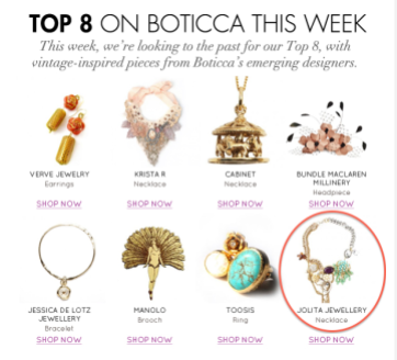 Top 8 - New York necklace by Jolita Jewellery