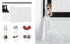 Jolita Jewellery statement bangle made with new and reclaimed components was featured in Italian luxury bridal magazine's White Sposa January issue 2013