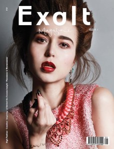Exalt Magazine Issue 1 Cover featuring Jolita Jewellery Malaga necklace