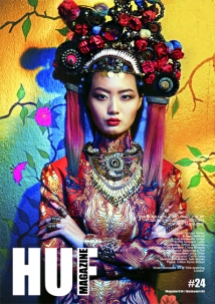 Cover of HUF Magazine Issue #24 featuring Jolita Jewellery in "Rainbow of Chaos" Editorial