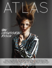 Atlas Magazine - The Obsession Issue Cover, March 2014 - Birds Of A Feather editorial, featuring St.Petersburg statement necklace by Jolita Jewellery