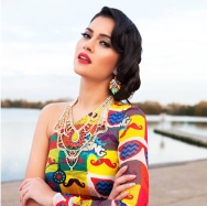 Tangier statement necklace by Jolita Jewellery in the January 2014 issue of Xpose Pakistan magazine