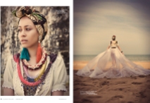Eyo Brides editorial for Blanc Digital magazine in Jolita Jewellery statement pieces